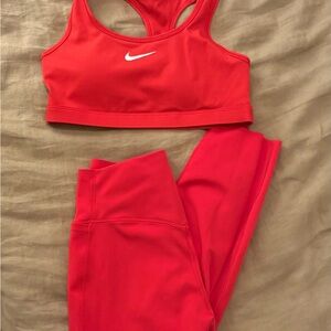 Nike Dri-FIT Red Sports Top